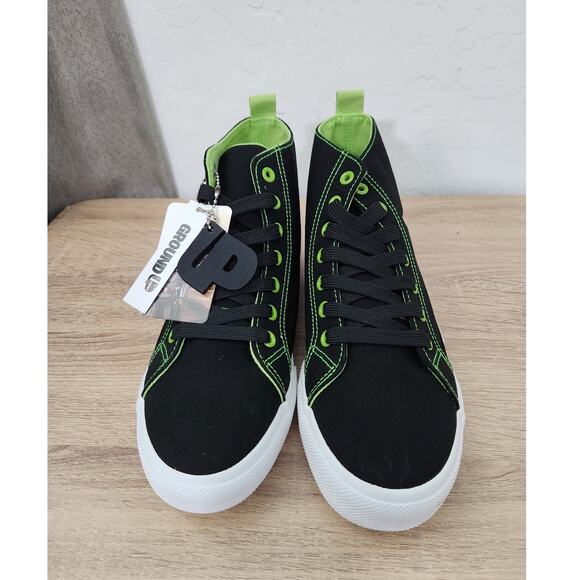 The Mandalorian Baby Grogu High Top Sneaker Shoes Ground Up Youth sz 8 Star Wars - Picture 3 of 10